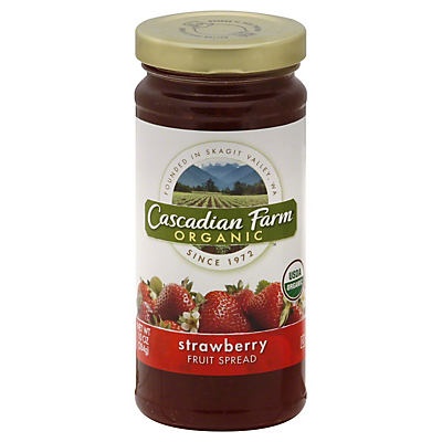 slide 1 of 1, Cascadian Farm Organic Strawberry Fruit Spread, 10 oz