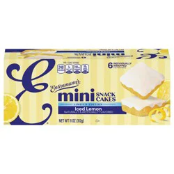 Entenmanns Iced Lemon Mini Snack Cakes - 11 Oz