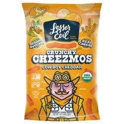 LesserEvil Cheezmos, Cowboy Cheddar 7 oz