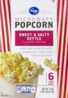 slide 1 of 1, Kroger Sweet & Salty Kettle Flavored Popcorn, 6 ct; 3 oz