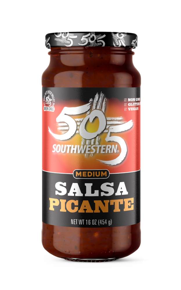 slide 3 of 3, 505 Southwestern Medium Salsa Picante, 16 oz