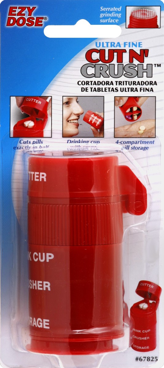 slide 4 of 4, EZY Dose Cut N' Crush Pill Cutter/Crusher 1 ea, 6 ct
