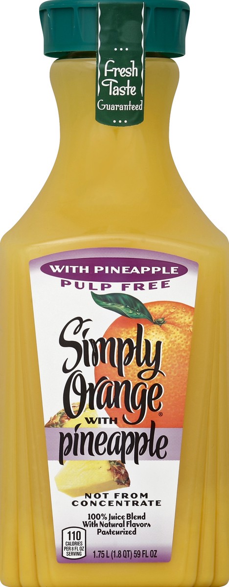 slide 1 of 4, Simply Orange 100% Juice Blend - 59 oz, 59 oz