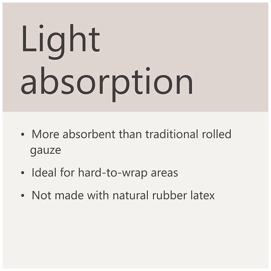 slide 2 of 5, Walgreens Premium Rolled Gauze Rolls - 5 Count, 3 in x 2.5 yd