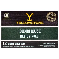 YELLOWSTONE Single Serve Cups Yellowstone Bunk House Medium Roast