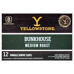YELLOWSTONE Single Serve Cups Yellowstone Bunk House Medium Roast