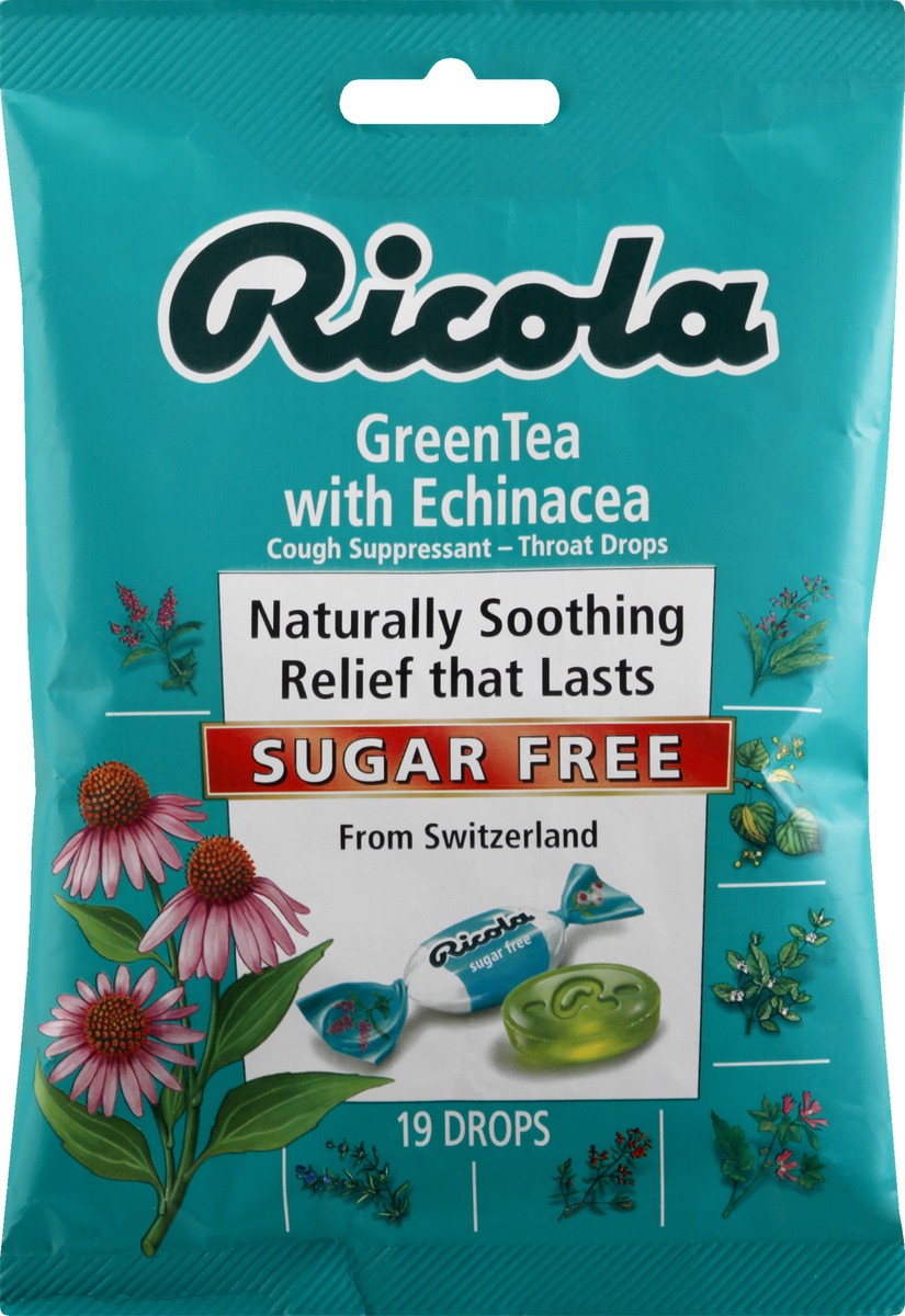 slide 2 of 11, Ricola Green Tea Cough Drops, 19 ct