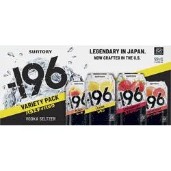 -196 Vodka Seltzer Variety Pack Ready to Drink Cocktails 8x355 ml
