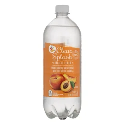 Clear Splash Apricot Peach Sparkling Water Beverage