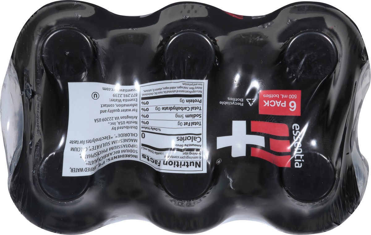 slide 8 of 9, Essentia Ionized Hydration Purified Water 6 - 16.9 fl oz Bottles, 6 ct