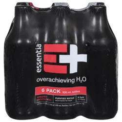 Essentia Ionized Hydration Purified Water 6 - 16.9 fl oz Bottles