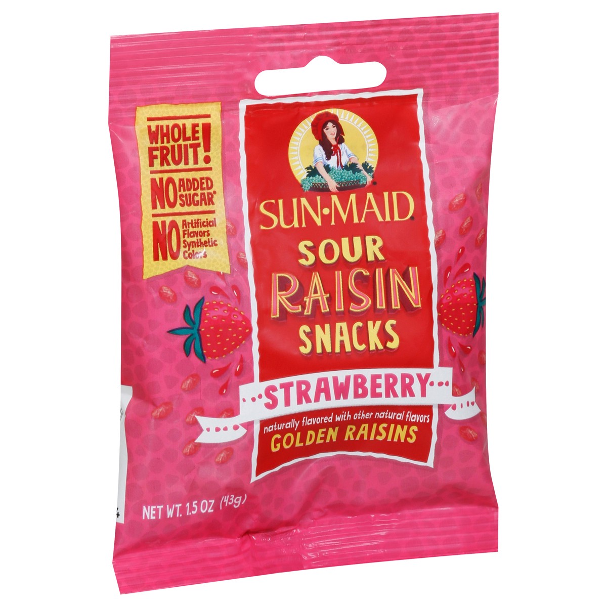 slide 14 of 14, Sun-Maid Strawberry Sour Raisin Snacks 1.5 oz, 1.5 oz