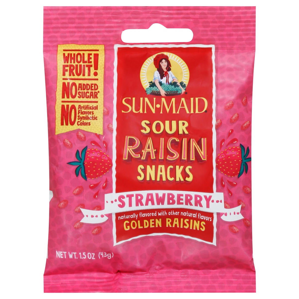 slide 5 of 14, Sun-Maid Strawberry Sour Raisin Snacks 1.5 oz, 1.5 oz