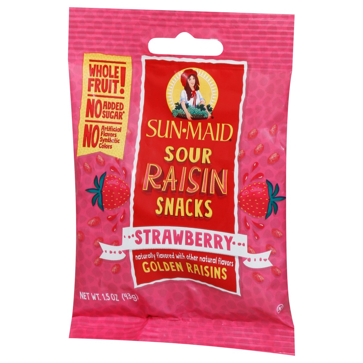 slide 8 of 14, Sun-Maid Strawberry Sour Raisin Snacks 1.5 oz, 1.5 oz