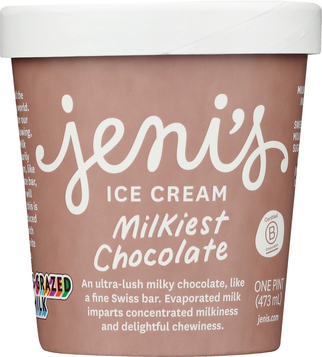 slide 6 of 9, Jeni's Splendid Ic Milkiest Chocolate Ice Cream, 16 oz