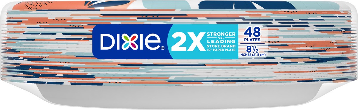 slide 4 of 6, Dixie Heavy Duty Everyday Paper Plates, 48 ct; 8.5 in