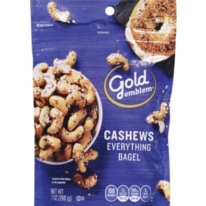 slide 1 of 1, GE Everything Bagel Cashews, 1 ct