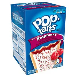 Pop-Tarts Breakfast Toaster Pastries, Frosted Raspberry Flavored