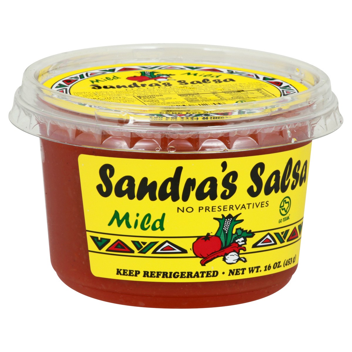 slide 2 of 9, Sandras Salsa Mild Salsa 16 oz, 16 oz