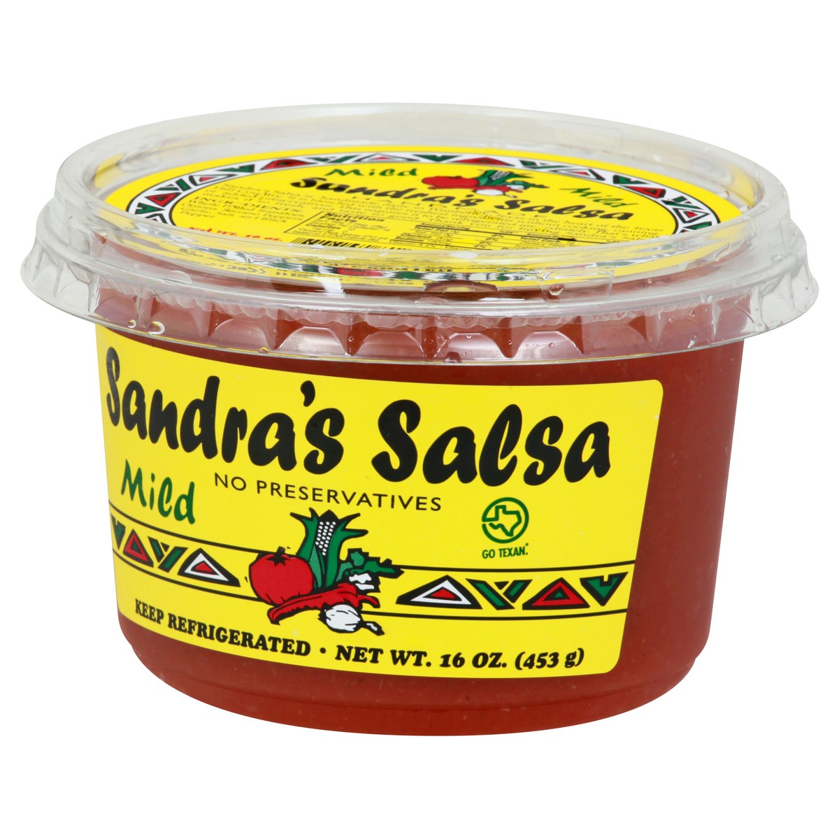 slide 8 of 9, Sandras Salsa Mild Salsa 16 oz, 16 oz