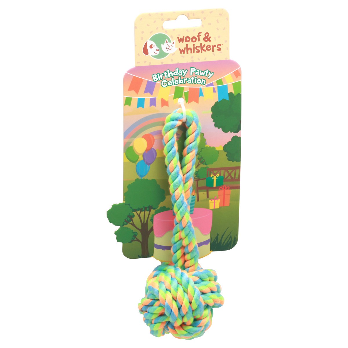 slide 8 of 9, Woof & Whiskers Birthday Pawty Celebration Pet Toy 1 ea Card, 1 ct