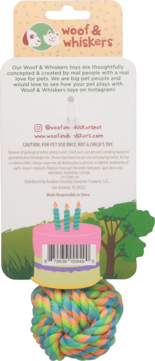 slide 6 of 9, Woof & Whiskers Birthday Pawty Celebration Pet Toy 1 ea Card, 1 ct