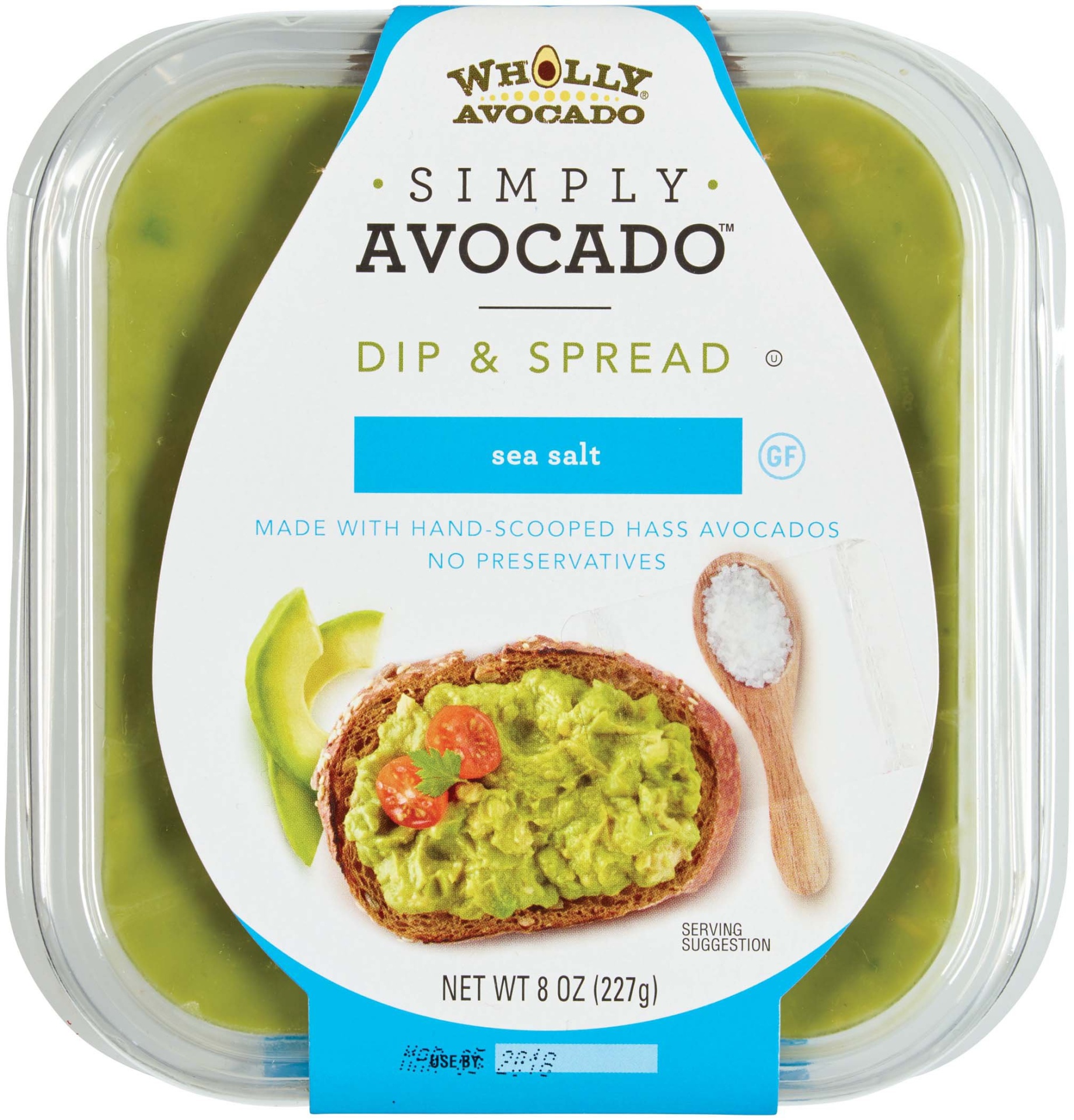 slide 1 of 1, Simply Avocado Dip & Spread Sea Salt, 8 oz