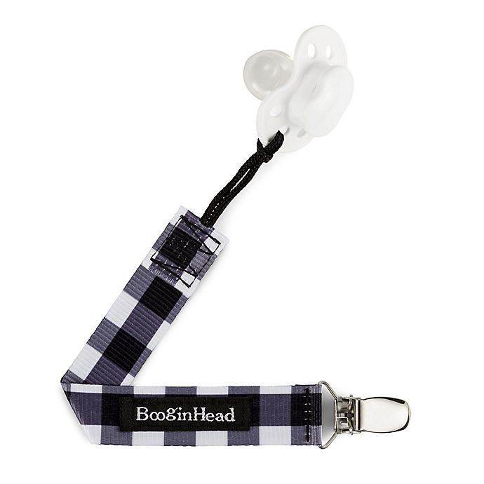 slide 8 of 12, BooginHead PaciGrip Plaid Pacifier Straps, 2 ct
