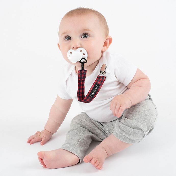 slide 9 of 12, BooginHead PaciGrip Plaid Pacifier Straps, 2 ct