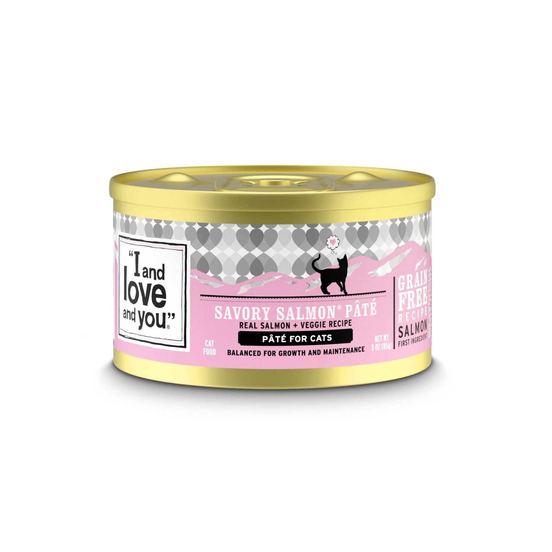 slide 1 of 4, I and Love and You Cat Food,Canned,Slmn Pate, 1 ct
