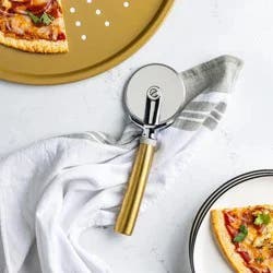 Hy-Vee Seasons Pizza Wheel In Gold And Chateau Gray