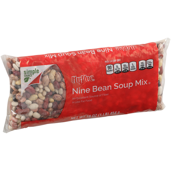 slide 1 of 1, Hy-vee Nine Bean Soup Mix - 16 oz, 16 oz