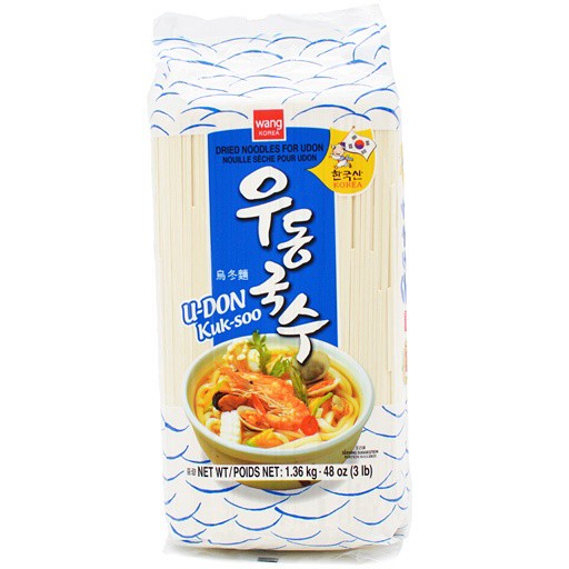 slide 1 of 1, Wang Oriental Dry Noodle-udon Kook So, 3 lb