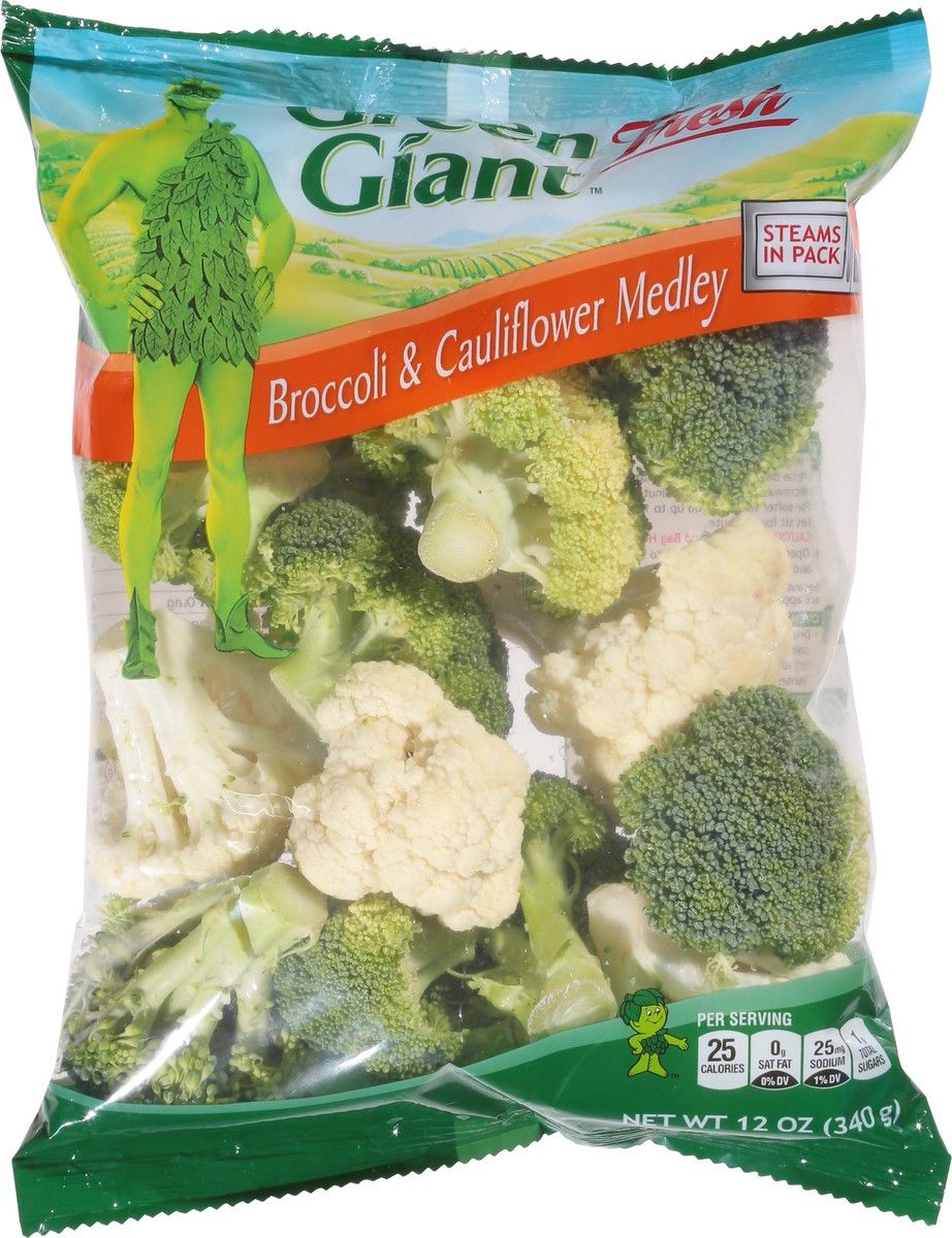 slide 11 of 14, Green Giant Fresh Broccoli & Cauliflower Medley 12 oz, 12 oz