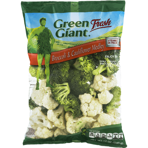 Green Giant Broccoli & Cauliflower Medley Bag 12 oz Shipt