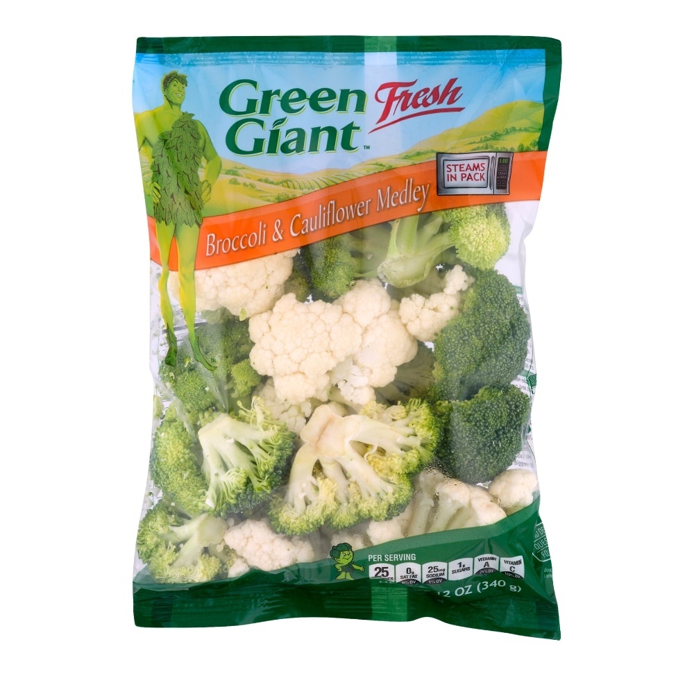 slide 1 of 1, Green Giant Broccoli & Cauliflower Medley 12 oz, 12 oz