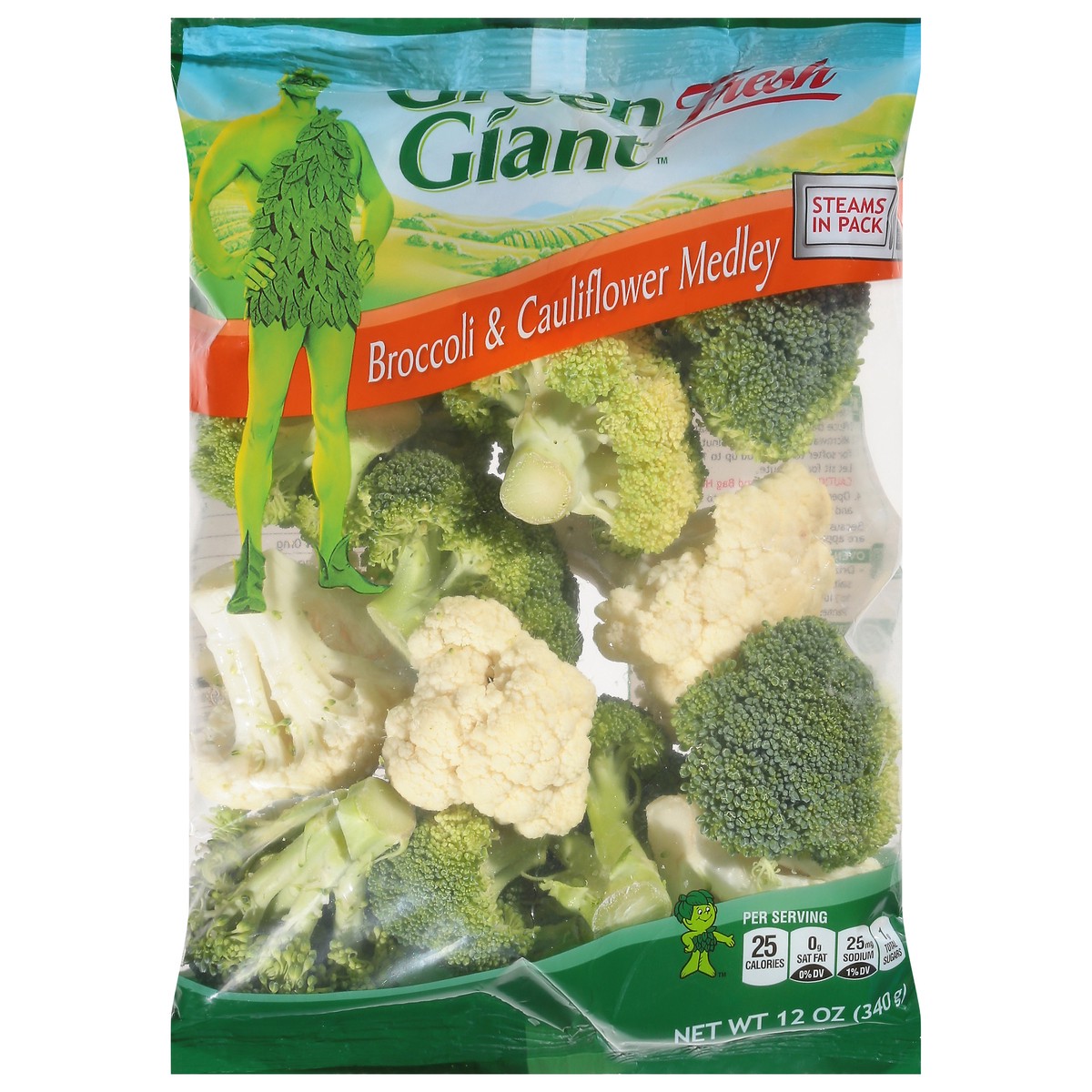 slide 5 of 14, Green Giant Fresh Broccoli & Cauliflower Medley 12 oz, 12 oz