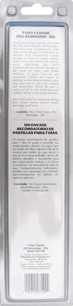 slide 3 of 3, EZY Dose Pill Reminder 7Day 1 Ea, 1 ct