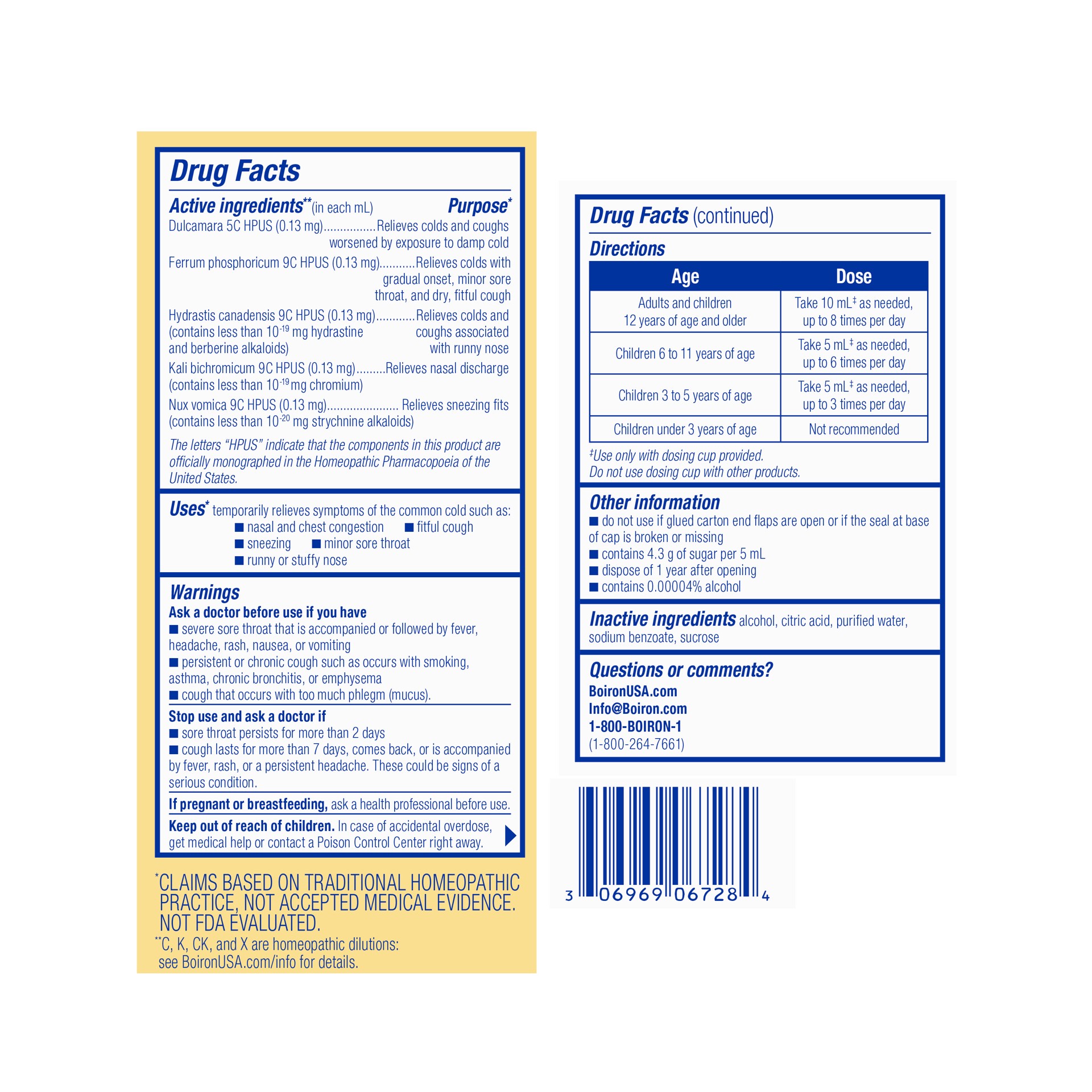 slide 2 of 6, Boiron Chestal Cold & Cough, 1 ct