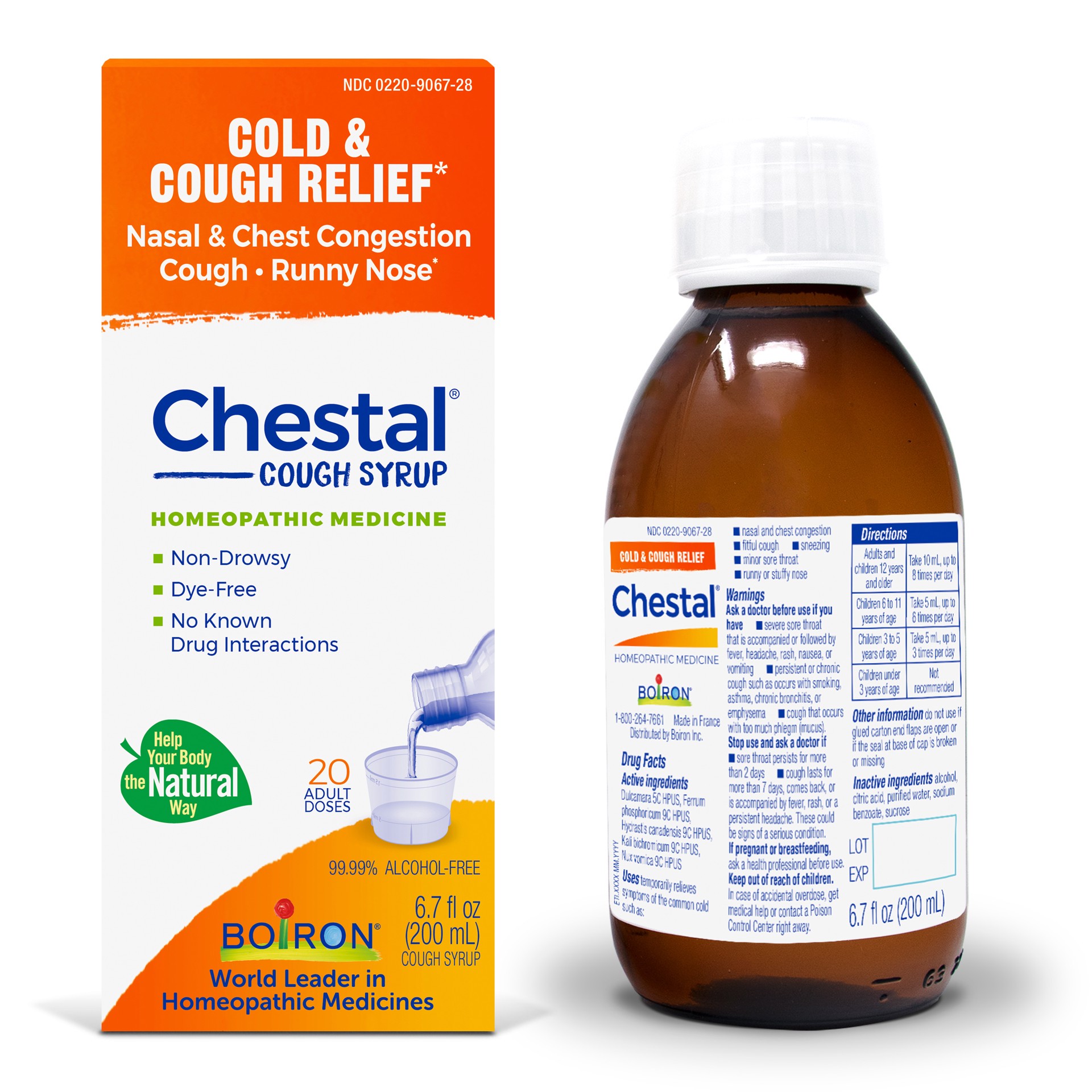 slide 1 of 6, Boiron Chestal Cold & Cough, 1 ct