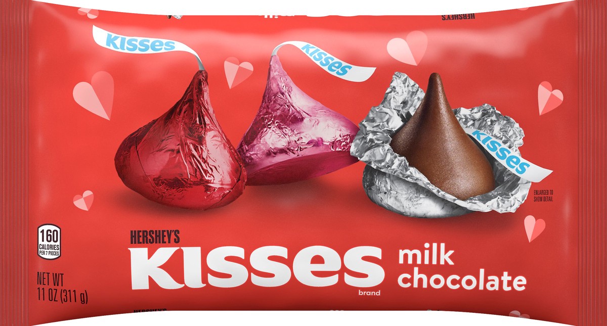 slide 3 of 3, Kisses Milk Chocolate 11 oz, 11 oz