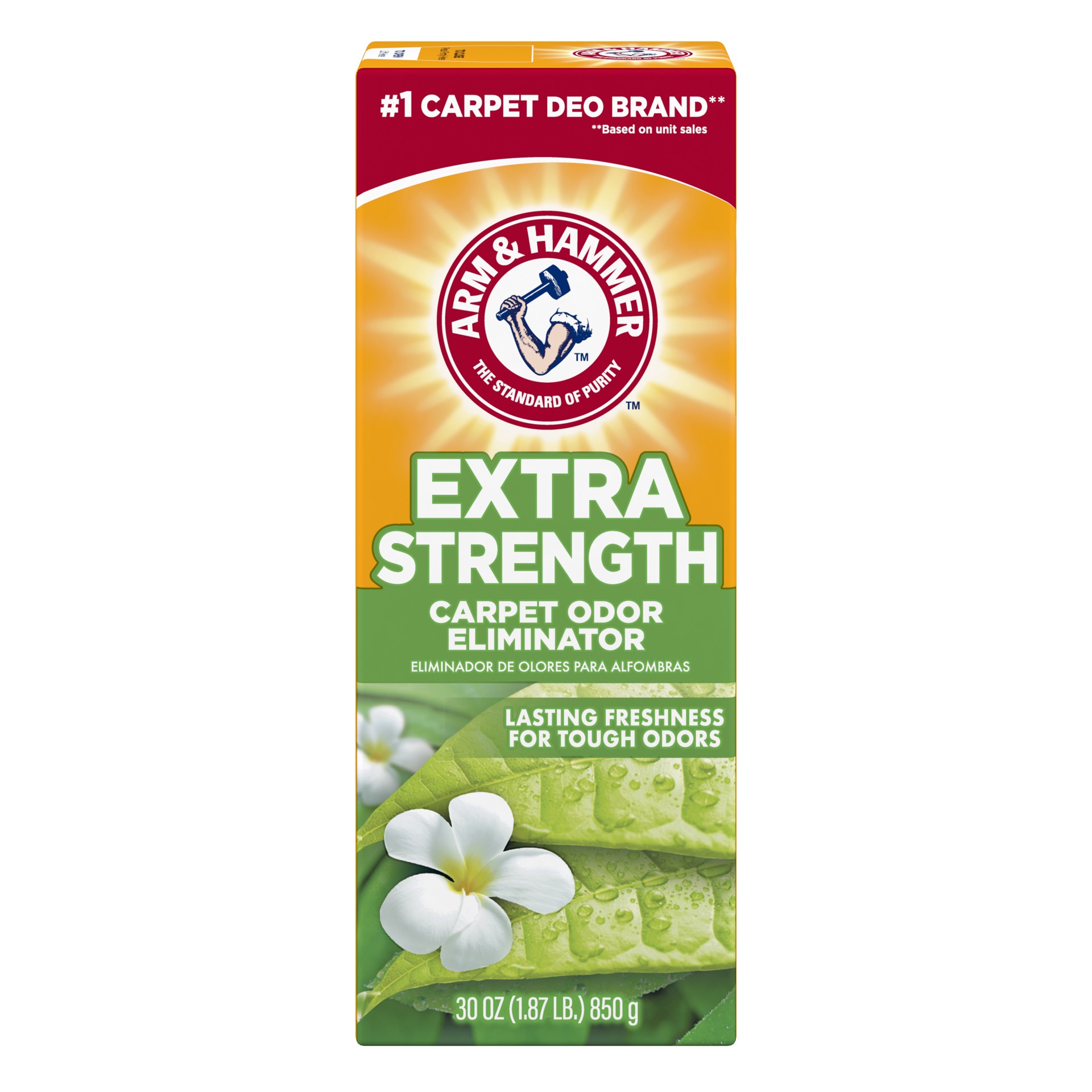 slide 1 of 3, ARM & HAMMER Carpet Odor Eliminator, Extra Strength, 30 oz., 30 oz