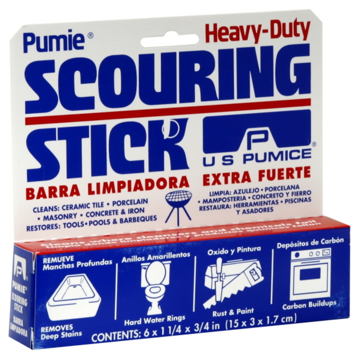 slide 1 of 1, Pumie Heavy-Duty Scouring Stick, 1 ct