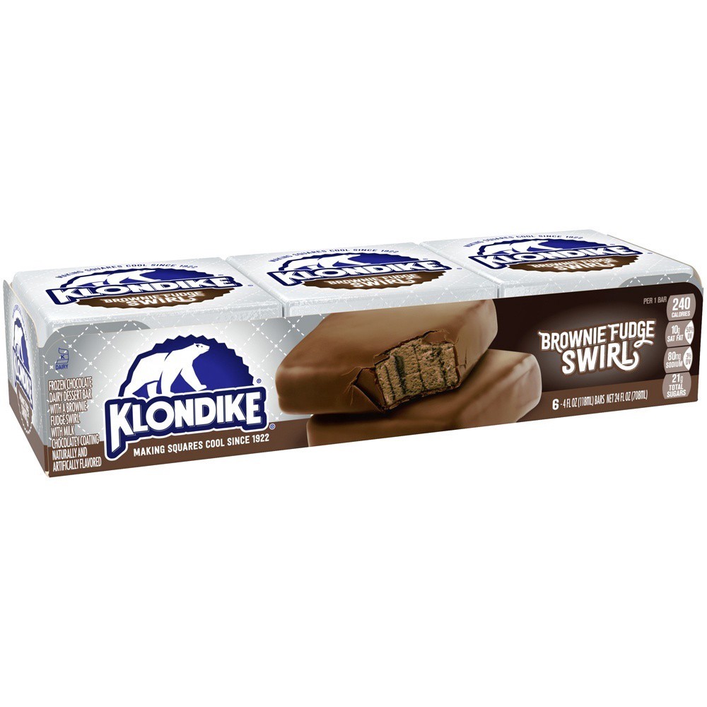 slide 2 of 5, Klondike Brownie Fudge Swirl, 6 ct