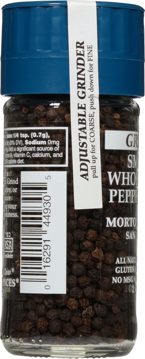 slide 11 of 13, M&b Grinder Smoked Whole Black Peppercorns - 2 OZ, 2 oz