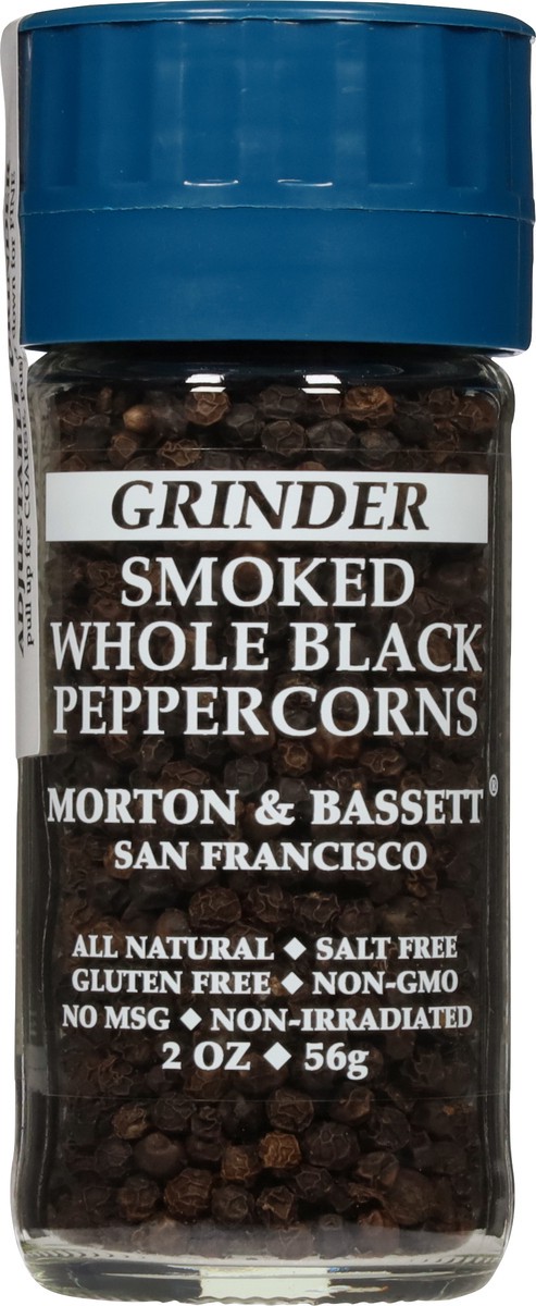 slide 5 of 13, M&b Grinder Smoked Whole Black Peppercorns - 2 OZ, 2 oz