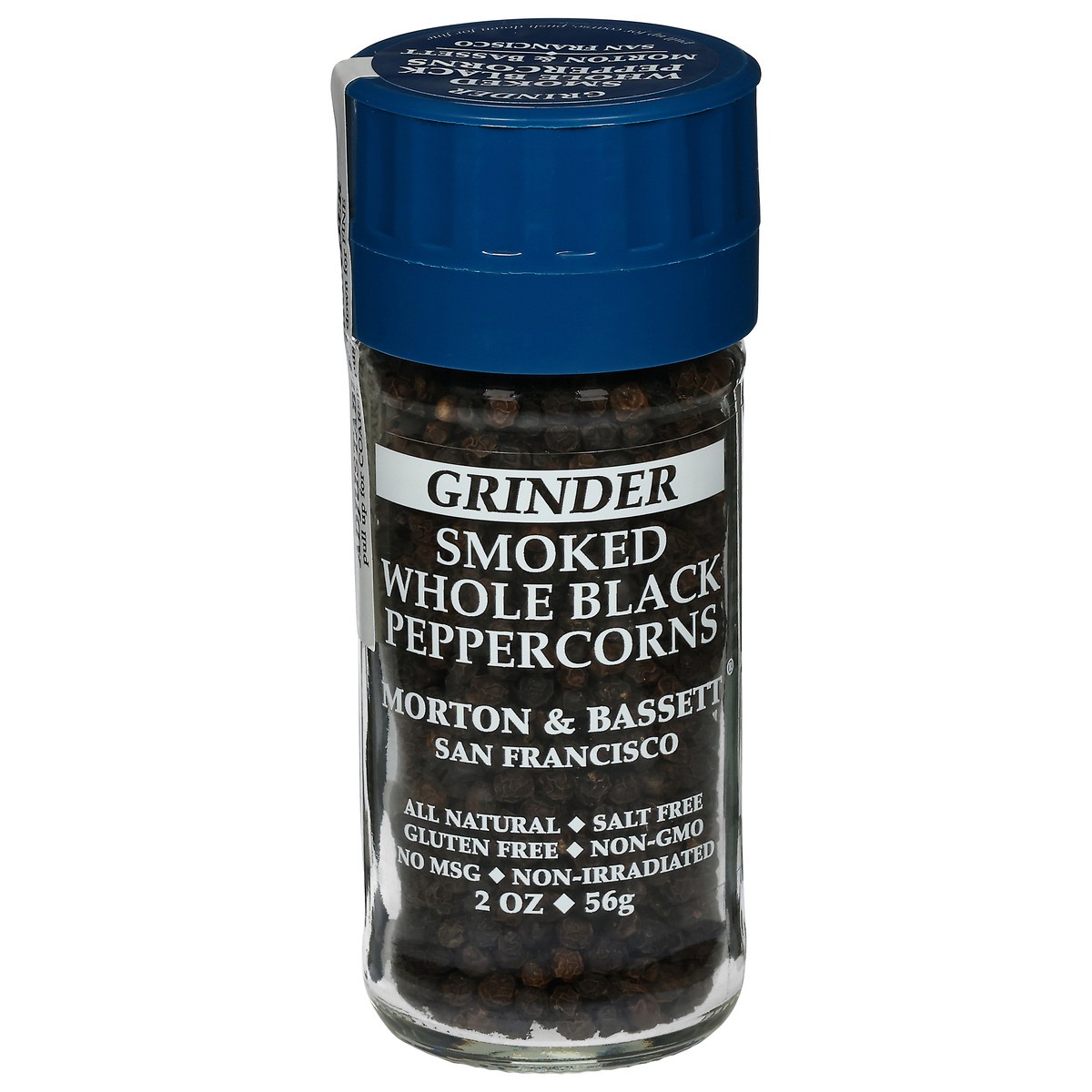 slide 6 of 13, M&b Grinder Smoked Whole Black Peppercorns - 2 OZ, 2 oz