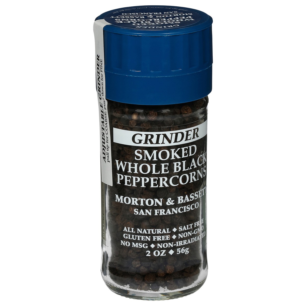 slide 3 of 13, M&b Grinder Smoked Whole Black Peppercorns - 2 OZ, 2 oz