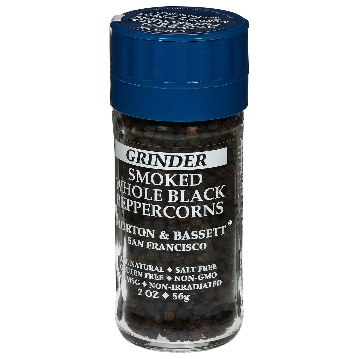 slide 13 of 13, M&b Grinder Smoked Whole Black Peppercorns - 2 OZ, 2 oz