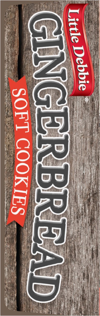 slide 2 of 12, Little Debbie Snack Cakes, Little Debbie Family Pack Gingerbread Cookies, 8 ct